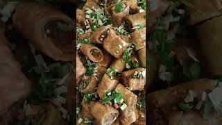 New delicious spring roll review  viral  song  food  shorts [upl. by Renado]