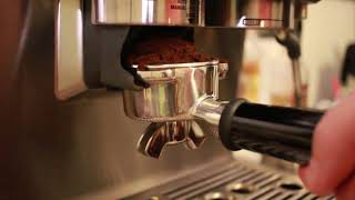 Free Stock Video Making Espresso with Breville Espresso Machine  Canon 70D Full HD 24fps [upl. by Pages]