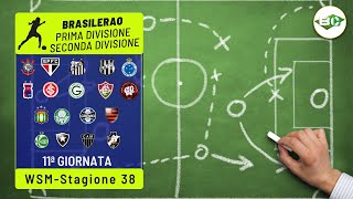 Brasilerao XIª Giornata  Coppa Nazionale  Stagione 38 [upl. by Nnylasor]