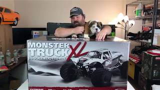 15 Monster Truck XL 4WD Gas RTR with AVC White MTXL Unboxing [upl. by Anohr]