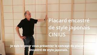 Placard encastré de style japonais  Cinius [upl. by Berry]