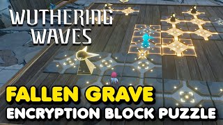 Wuthering Waves  Fallen Grave Encryption Block Puzzle Solution [upl. by Rosaleen]