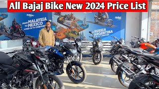 All Bajaj Bike New 2024 Price List 📝 All Model Bajaj Bike On Road Price  Bajaj New model video [upl. by Aitital236]