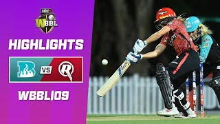 Brisbane Heat v Melbourne Renegades  WBBL09 [upl. by Anigger]