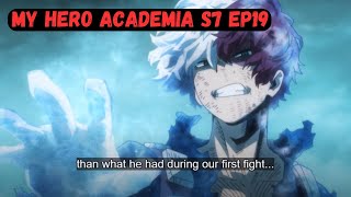 My Hero Academia Season 7 Episode 19 Review [upl. by Akirdnas]