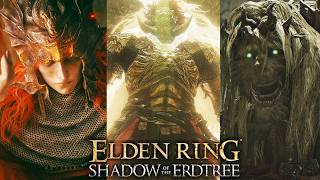 ALL STORY BOSS FIGHT CUTSCENES IN SHADOW OF THE ERDTREE Elden Ring 4K [upl. by Babb]