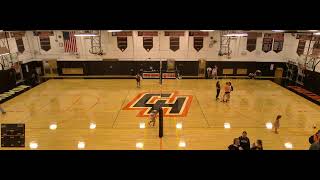 CrotonHarmon High vs Keio Academy Girls Varsity Volleyball [upl. by Hgierb]