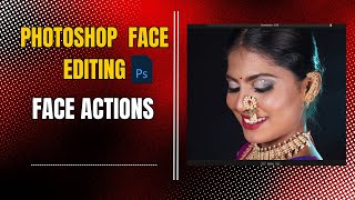 photoshop face retouch actions photoshopphotographyediting [upl. by Albertina]