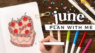 PLAN WITH ME  June 2024 Bullet Journal Setup [upl. by Bordiuk]