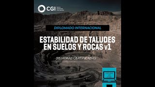 Diplomado de Estabilidad de Taludes en suelos y rocas v1  ESP  Centro Geotécnico Internacional [upl. by Adnana]