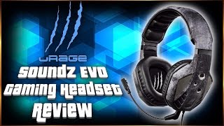 Hama Urage SoundZ Evo Gaming Headset Review PC [upl. by Akkinahs]