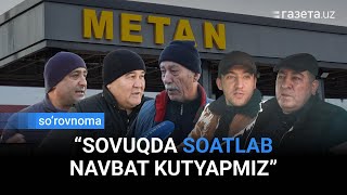 Toshkentdagi zapravkalarda turnaqator navbatlar — reportaj [upl. by Inaboy]