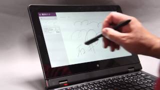 【PC Watch】 デジタイザペンで手書きメモをとっている様子 [upl. by Sholes211]