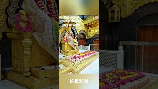 Today Shirdi Sai Baba Darshan 19102024 saibabasaithursdaysaitamasaimessagesai [upl. by Amri]