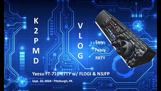 Yeasu FT 710 EASY RTTY w FLDGI and N3FJP [upl. by Eseret]