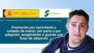 Como solicitar Prestación de MaternidadPaternidad Online en España 2024 [upl. by Atiuqrahc440]