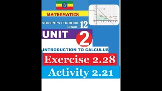 Mathematics Grade 12 Unit 2 Exercise 228 amp Activity 221 more on Area part1 [upl. by Yelrac]