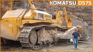 KOMATSU D575A The King of Construction and Mining Sites [upl. by Alliehs886]