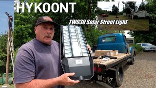 Hykoont Solar Street Light Review [upl. by Ayahs478]