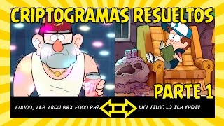 Criptogramas Resueltos  Gravity Falls  Temporada 1 Parte 1 [upl. by Eugen]