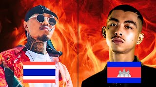 Thailand Rap vs Cambodia Rap Music [upl. by Faruq988]