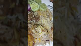 Durga Saptami Special Mutton Biryani💞 shortsmuttonbiryanidurgapujaspecialdinnerthalifood [upl. by Marciano]