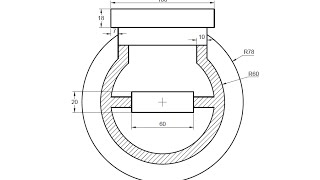 2d AutoCAD practice drawing [upl. by Ddarb]