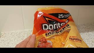 Doritos Dippers Paprika Food Snacks Review Heron Foods £1 230g [upl. by Zerep217]