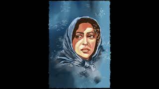 Digital TimeLapse Paintings  Rebele 7 Digital Oil Painting  Blue Scarf Lady [upl. by Krysta]