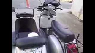 MOTO SCOOTER VESPA SIDECAR PX 200cc [upl. by Nyrhtakyram]