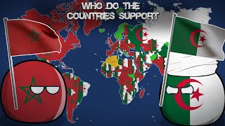 WHO DO THE COUNTRIES SUPPORT Morocco or Algeria Alternative Mapping P27 [upl. by Enyawd]