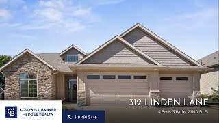 312 LINDEN LANE TIFFIN IA  MLS  2406842 Coldwell Banker Hedges Realty [upl. by Nanah]