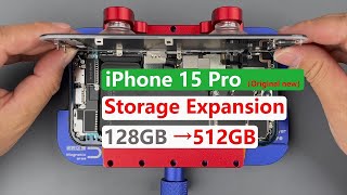 iPhone 15 Pro Storage Expansion  128GB To 512GB [upl. by Stannfield]