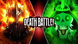 Sauron vs the Lich LOTRAdventure Time  Death Battle fan trailer [upl. by Cornelius]