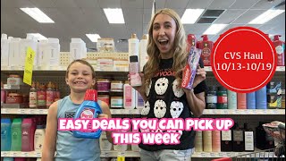 CVS HAUL 10131019 EASY DEALS YOU CAN PICK UP THIS WEEK [upl. by Hsara]