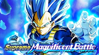 SUPREME MAGNIFICENT BATTLE STAGE 5 VS SSBE VEGETA  Dragon Ball Z Dokkan Battle [upl. by Dorej]