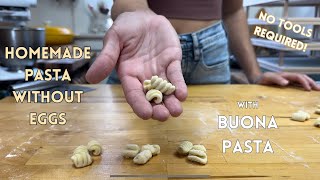 How to make HOMEMADE PASTA with NO EGGS [upl. by Christenson]