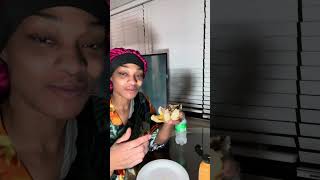 Eating a ghetto Flying Dutchman burger foodie flyingdutchman viral asmreating mukbang yum [upl. by Cherilynn985]