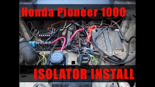 Kemimoto Smart Battery Isolator Install  Honda Pioneer 1000 [upl. by Winifield113]