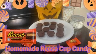 Easy Reese’s Cup candy recipe  halloweencandy [upl. by Seuguh642]