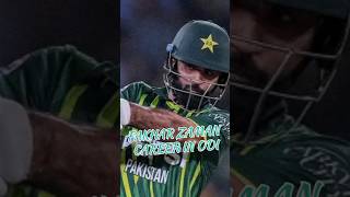 Fakhar zaman careerfakhar zaman in team Pakistan youtubeshorts cricket fakharzaman [upl. by Tterraj]