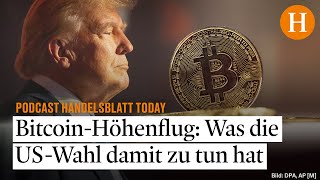 Bitcoin wieder über 70000 Dollar – die KryptoSzene wettet auf Trump [upl. by Iruj60]