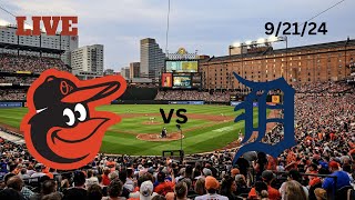 Baltimore Orioles vs Detroit Tigers  LIVE PlaybyPlay amp Commentary  92124  Game 155 [upl. by Delaine]