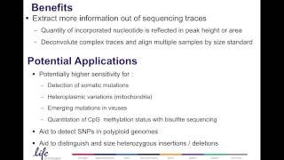 Sanger Sequencing  Fragment Analysis Webinar from Life Technologies [upl. by Manard]