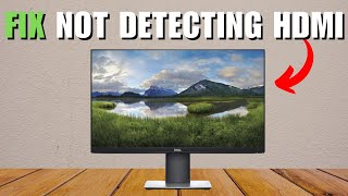 Dell Monitor Not Detecting HDMINo HDMI Signal From Your Device [upl. by Nylhsoj928]