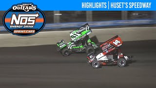 World of Outlaws NOS Energy Drink Sprint Cars  Huset’s Speedway  August 31 2024  HIGHLIGHTS [upl. by Ecirahc898]