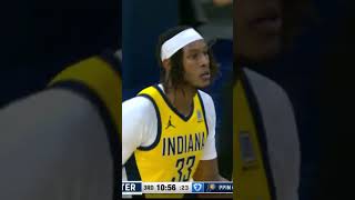 Myles Turner Opens the Second Half with BackToBack Triples vs Knicks  Indiana Pacers [upl. by Aleel487]