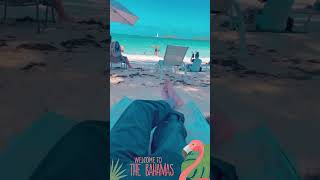 Bahamas beach view Nassau Beach ASMR travel cruise vacation bahamas trendingshorts2024 [upl. by Crispen]