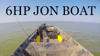 15HP Outboard Speed Test 14ft Jon Boat [upl. by Essilem612]