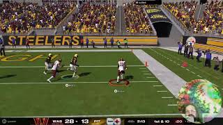 🪙Sunny hippies Video Games🏈 Steelers vs Randoms Russell Wilson Madn Live Russell Wilson 1st Start [upl. by Femi705]